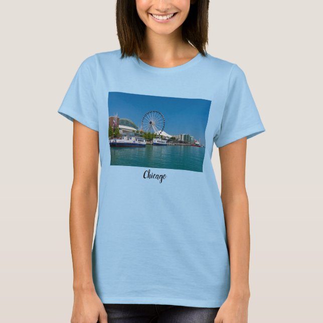 T-shirt de la jetée de la Marine (Devant)