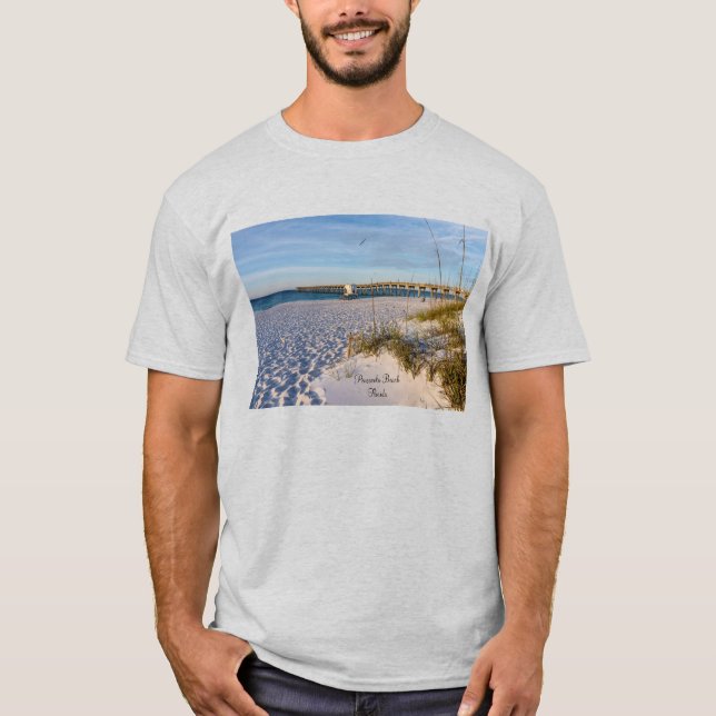T-shirt de la jetée de Pensacola Sand Dunes (Devant)