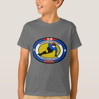 T-shirt de la jeunesse/club de patinage vitesse
