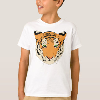 T-shirt de la jeunesse de visage de tigre de