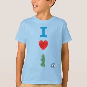 T-shirt de la jeunesse I Heart Trees