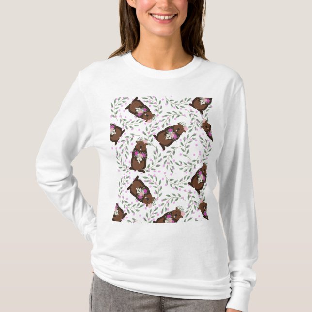 T-shirt de la Journée des dames de la marmotte (Devant)