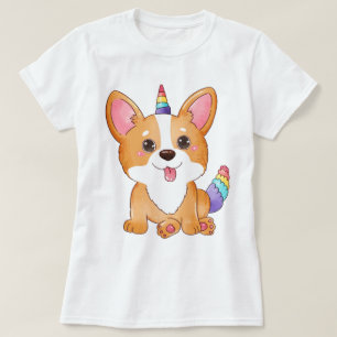 T-shirt de la licorne Corgi