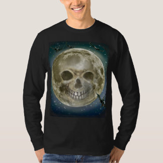 T-shirt de la lune de crâne