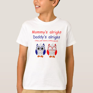 T-shirt De la maman le papa bien bien