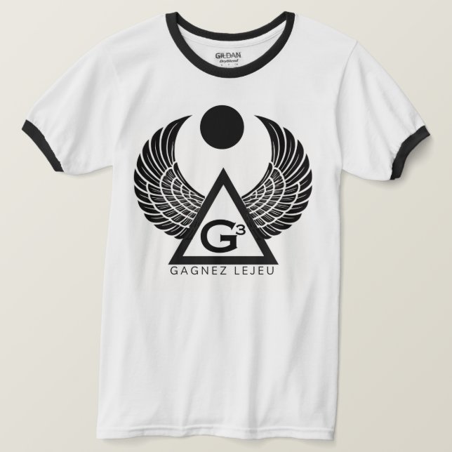 T-shirt de la manifestation IAMG3 blanc/noir (Design devant)