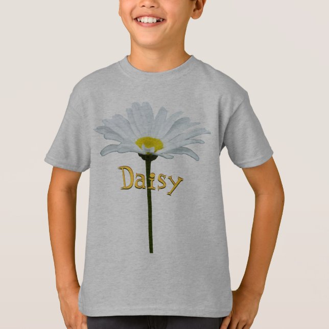 T-shirt de la marguerite pour enfants Personnalise (Devant)