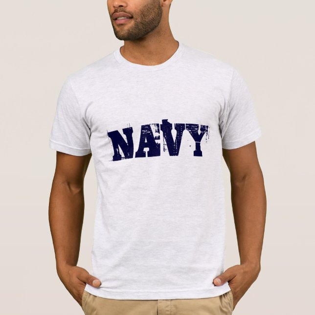 T-shirt de la marine masculine (Devant)