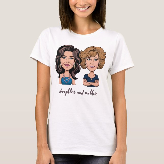 T-shirt de la mère fille (Devant)