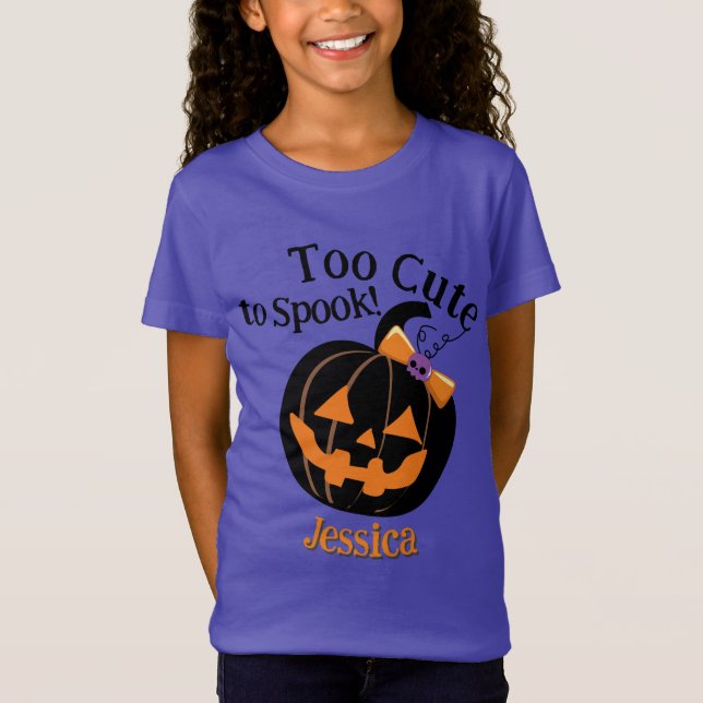 T-shirt de la mignonne princesse Citrouille Hallow (Devant)