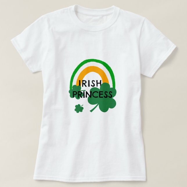 T-shirt de la mignonne princesse irlandaise St. Pa (Design devant)