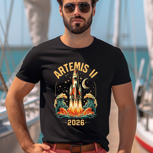 T-Shirt de la mission Artemis II NASA pour la Lune (Créateur téléchargé)
