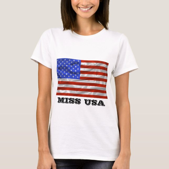 T-shirt de la Mlle Etats-Unis (Devant)