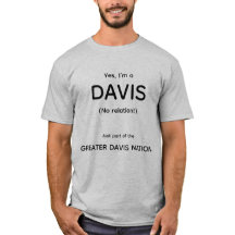 T-shirt de la nation Greater Davis