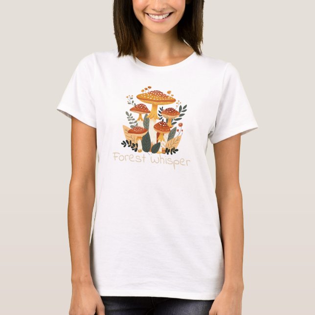 T-shirt de la nature des champignons de Whisper de (Devant)