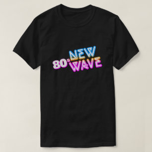 T-shirt de la nouvelle vague des années 80