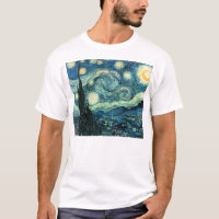 T-shirt de la nuit étoilée de Vincent van Gogh