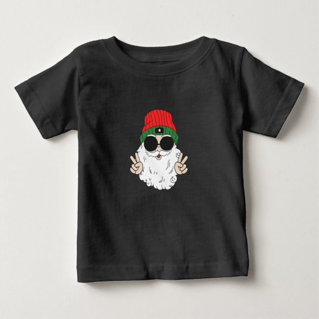 T-shirt de la Paix de Noël pour bébé 2023 (Devant)