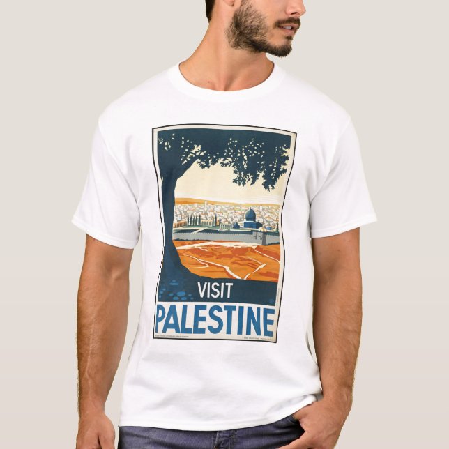 T-shirt de la Palestine de visite (Devant)