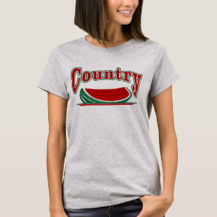 T-shirt de la pastèque du pays
