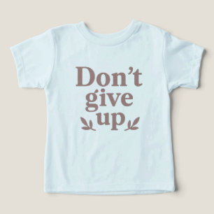 T-shirt de la persévérance de la gliterie