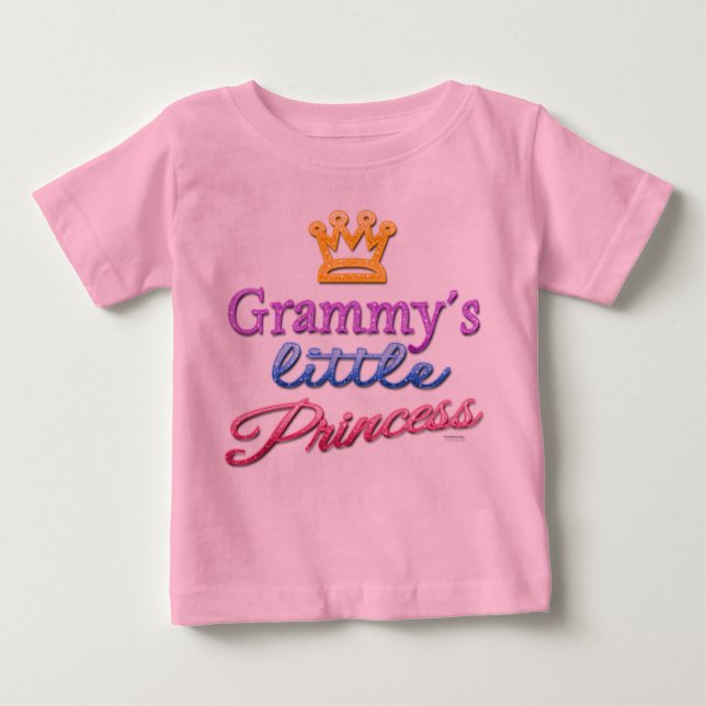 T-shirt de la petite princesse de Grammy (Devant)