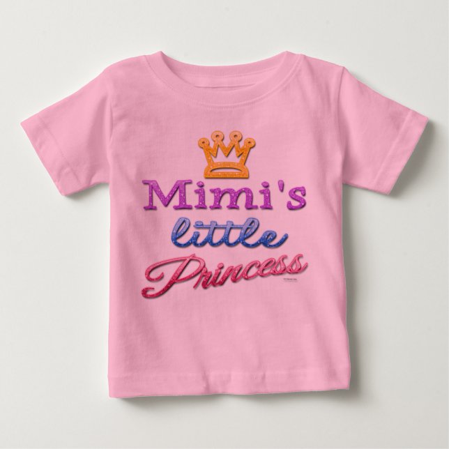 T-shirt de la petite princesse de Mimi (Devant)