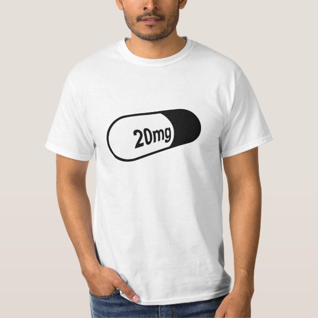 T-shirt de la pilule 20mg (Devant)