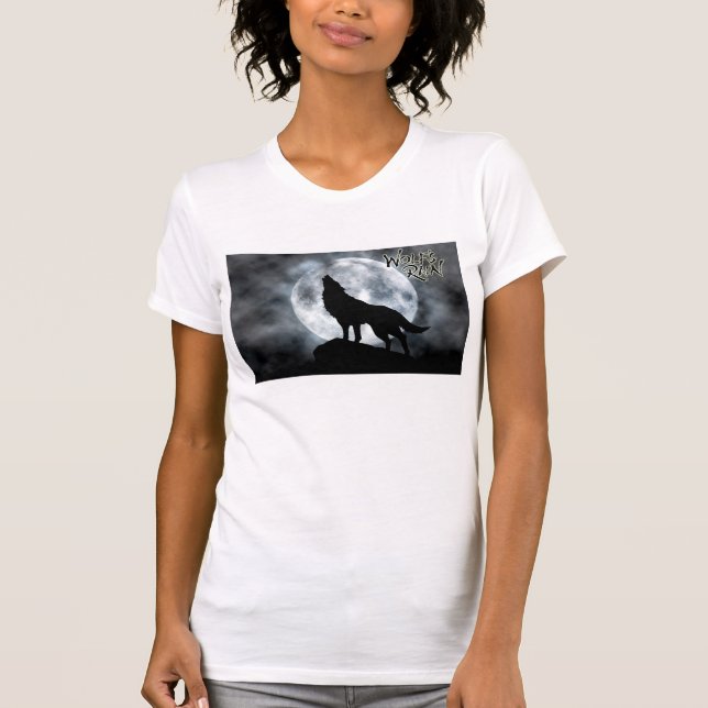 T-shirt de la pluie du loup (Devant)