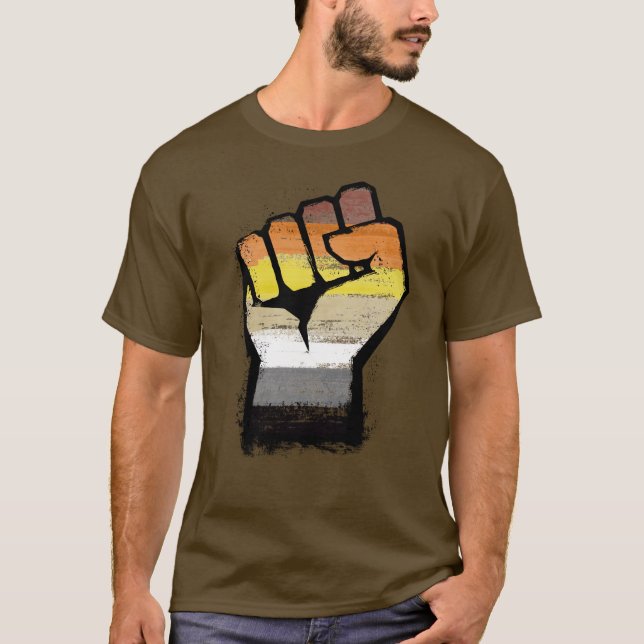T-shirt de la poitrine de l'ours (Devant)