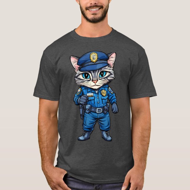T-shirt de la police (Devant)