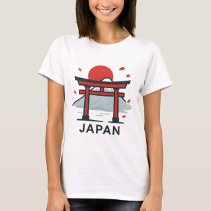 T-shirt de la porte Torii du Japon de Kyoto   Voya
