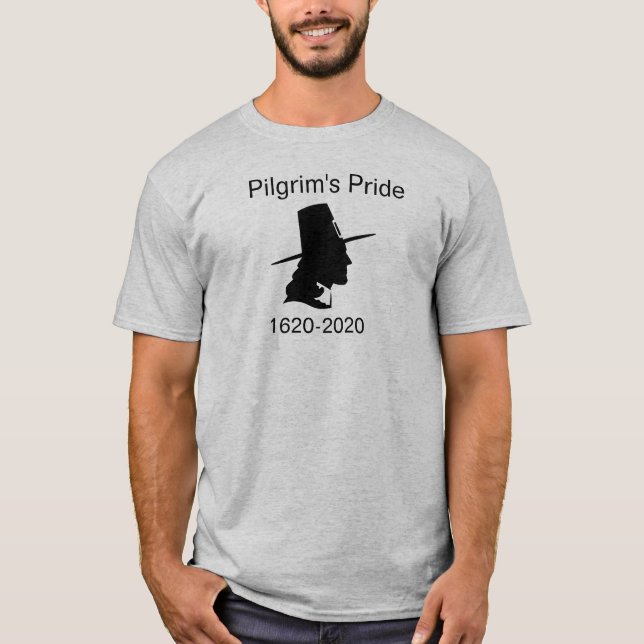 T-shirt de la Pride des pèlerins pour le 400e anni (Devant)
