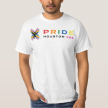 T-shirt de la Pride Hommes Houston 365 - Blanc