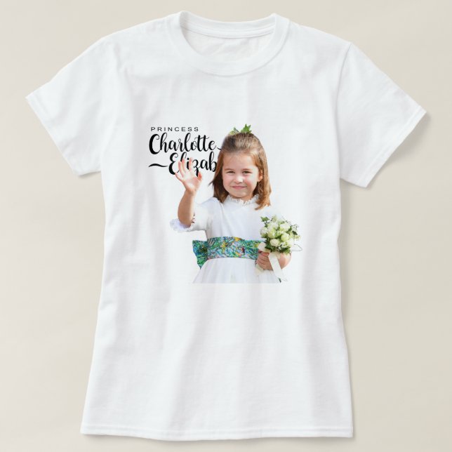 T-shirt de la princesse Charlotte Elizabeth 6e ann (Design devant)