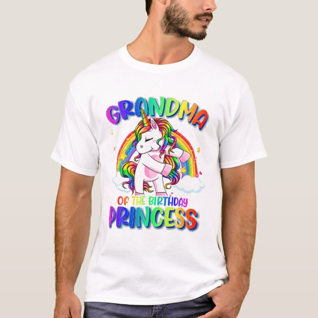 T-shirt De la princesse d'anniversaire (Devant)