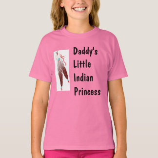 T-shirt de la princesse indienne de papa