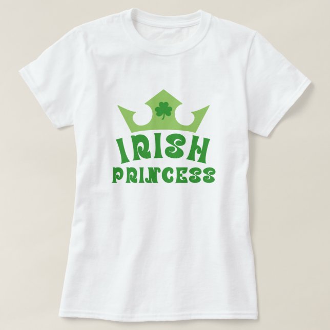 T-shirt de la Princesse irlandaise St. Patrick's D (Design devant)