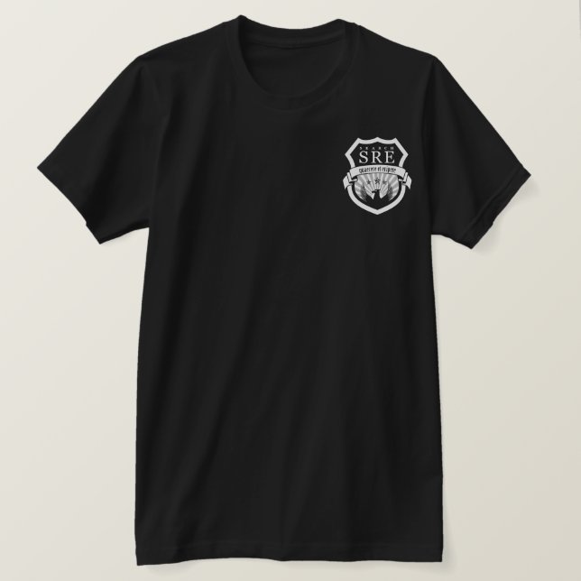 T-shirt de la recherche SRE (Design devant)