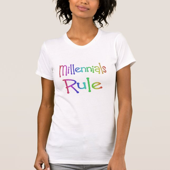 T-Shirt de la règle du millénaire - Throwback Tee  (Devant)