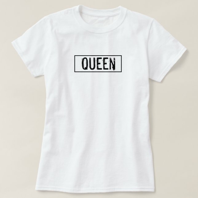 T-shirt de la reine (Design devant)