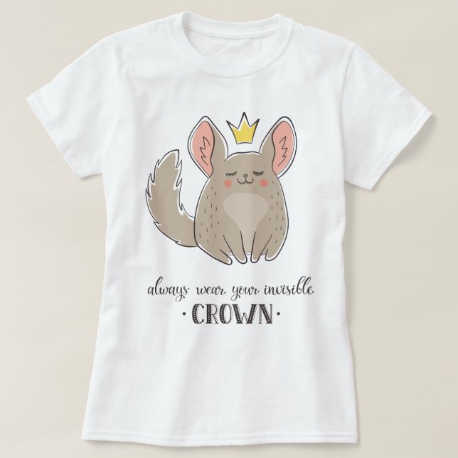 T-shirt de la reine Chinchilla (Design devant)