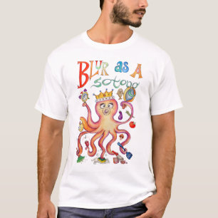 T-shirt de la Reine de tache floue pour des dames