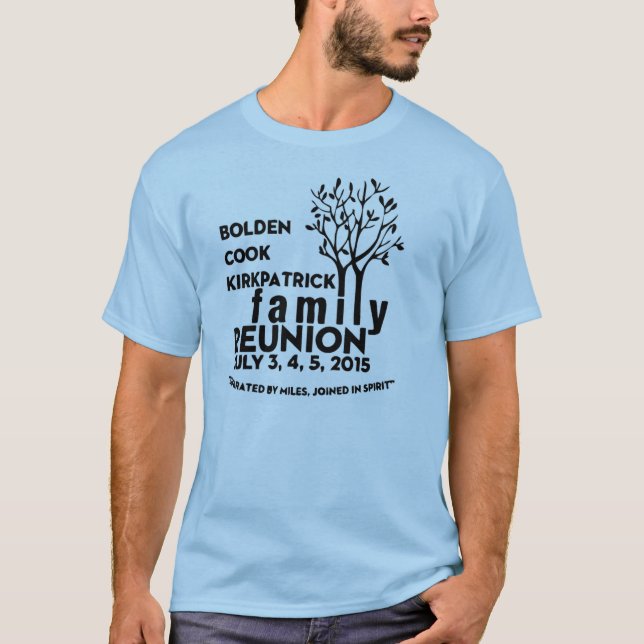 T-shirt de la Réunion de famille (Devant)