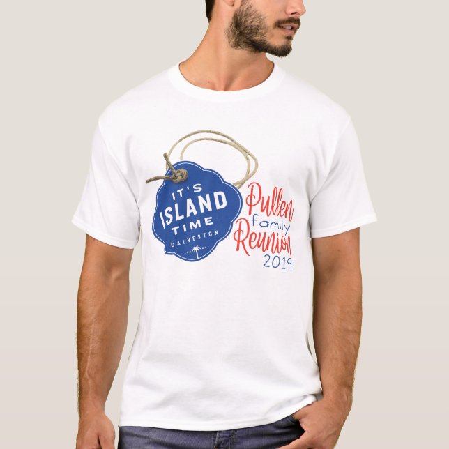 T-shirt de la Réunion des hommes (Devant)