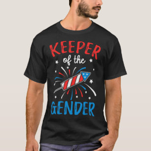 T-shirt De La Révélation De Genre Drôle 4 juillet Ba