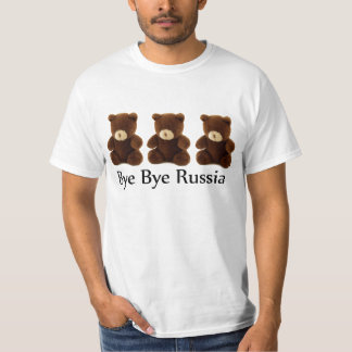 T-shirt de la Russie d'au revoir