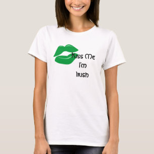 T-shirt de la Saint Patrick Embrasse-moi je suis i