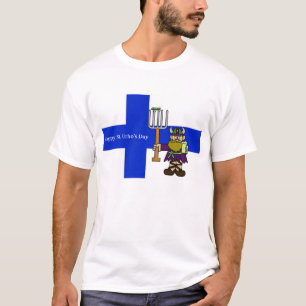 T-shirt de la Saint-Urho avec drapeau finlandais