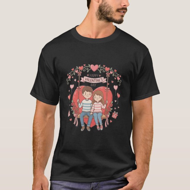 T-Shirt de la Saint-Valentin (Devant)